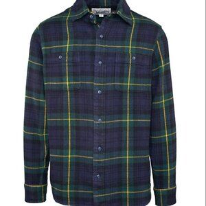 Schott NYC Cotton Plaid Flannel Shirt Size XL NWT